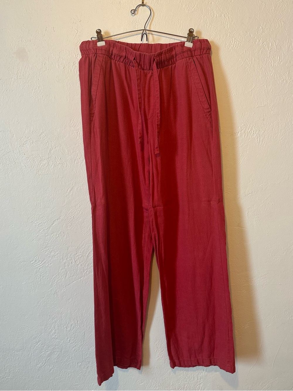 Old Navy Coral Linen Pants